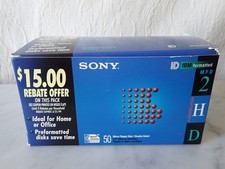 SONY 50MFD 2HD DISKETTES Micro Floppy Disks 3.5