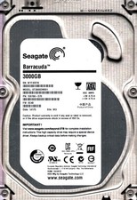 ST3000DM001 P/N: 1E6166-570 F/W: SC48 S/N: W1F4 WU 3TB OCT 2013 CHINA SEAGATE picture