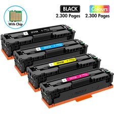 4 Pack Toner Cartridge For HP 410A CF410A LaserJet Pro M452dn M452dw Printer picture