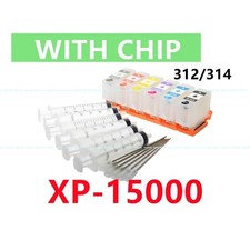 Empty refillable Ink Cartridge T312 312 T314 314 XL XP-15000 XP15000 with chip . picture