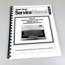 Radio Shack Tandy TRS-80 MC-10 Micro Color Computer Service Manual picture
