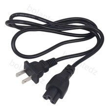 EU Euro IEC C5 Cloverleaf Power Cable 1.2m Laptop AC Adapter Cord picture