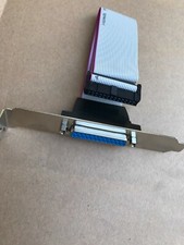 DB25 LPT1 Parallel 25-Pin Printer Port Full Height Bracket 12