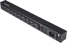 Startech.Com 10 Outlet Rack Mount Power Strip 125V/16 Amp - 1U Horizontal 19