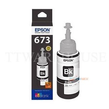 [US] Genuine EPSON T673 T6731 BLACK PRINTER INK 70ML BK For L800/L805/L850/L1800 picture
