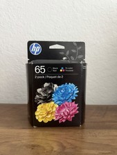 HP 65 (T0A36AN) Black & Tri-color Original Ink Cartridges New Exp. 12/2027 picture