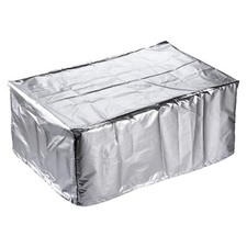 Universal Printer Dust Cover 27.6x17.7x11.8 Inch Oxford Fabric Antistatic Silver picture