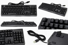 Black Wired USB Mechanical Full-Size Keyboard English QWERTY Layout picture