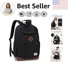 Lightweight Water-Resistant 15.6in Laptop Backpack with Pockets for Travel picture