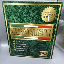 Pro One Sofsource Spanish 4 CDs Tutor In A Box Disc   1 & 2 Opened 3 &4 Sealed picture