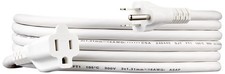 Amazon Basics Extension Cord 3-Prong Outlet Extender 13A 125V 10ft White (4) picture