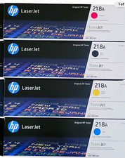 HP 218A Genuine Original Laser Toner 4-Pack CMYK W2180A W2183A picture