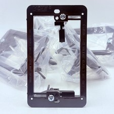 5 Pack 1-Gang Bracket Face Wall Plate Mount Mud Ring Low Voltage Single Gang picture