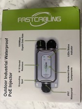 FASTCABLING Outdoor Industrial  PoE Injector 60W , 24V-56V Inp.. never used. picture