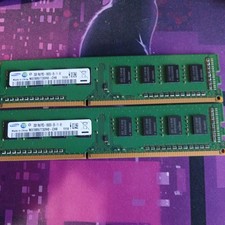 2 Samsung 2GB DDR3 DIMM PC3-10600U 240-Pin RAM M378B5773DH0-CH9 (2pc total 4Gb) picture