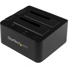 Startech SDOCK2U33EB 2BAY ESATA HARD DRIVE DOCKING STATION 2.5 3.5 SATA HDD SSD picture
