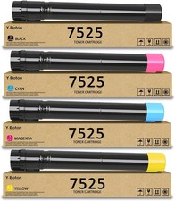 High Capacity 7525 Toner Cartridge 4-Pack BCMY with Smart Chip 006R01513 006R015 picture