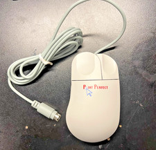 NEW NO BOX Point Perfect 2 Button Contoured PS/2 CAD Mouse WS-9 131733 RETRO picture