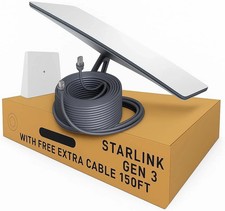 Starlink Gen 3 Standard Satellite Internet Kit – Dish with Wi-Fi 6 Router + Extr picture