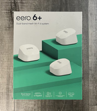 Amazon eero 6+ Mesh Wi-Fi 6 Router System 3-Pack R010001 w/ Box Tested picture