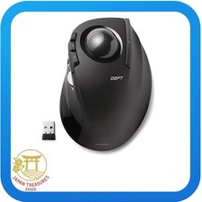 ELECOM DEFT Trackball Mouse  2.4GHz Wireless  Finger Control  8-Button Function picture