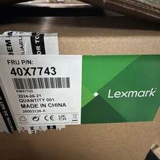 Lexmark 40X7743 Fuser Unit for MS810, MX710, MX810 (Open Box) picture