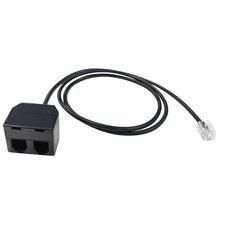 RJ9 Telephone Training Splitter, Compatible with Plantronics, Mitel, Cisco, Y... picture