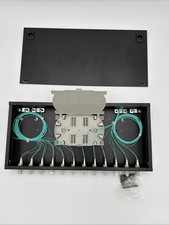LC OM3 Fiber Patch Panel 24 Port 12 Duplex 19