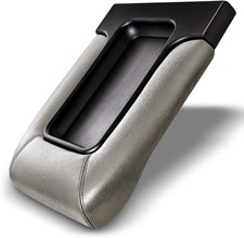UMISHI Center Console Lid Kit Compatible with Chevy Silverado Light Grey  picture