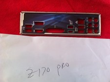 ASUS IO Shield for ASUS Z170 PRO ,Z170-PRO , ORIGINAL ONE , DARK BLUE picture
