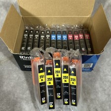 EZ Ink 250 251 XL Compatible Ink Cartridges Black Cyan Yellow Magenta 17 Pack picture