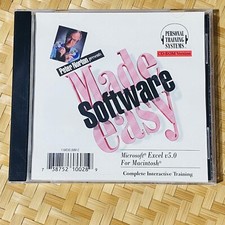 Peter Norton Presents Software Made Easy Microsoft Excel V5.0 Mac Macintosh Vtg picture