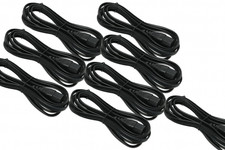 LOT OF 10 - Power Cable Cord 6 ft Standard 3 Prong 05120P 5120P - High Quality picture