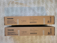 ( 2)GENUINE TOSHIBA T-6518U BLACK TONER for eStudio 5518A 6518A 7518A 8518A. NEW picture