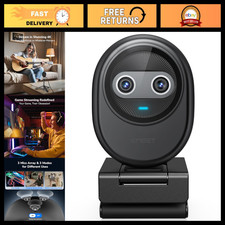 4K Dual-Camera AI Webcam for Streaming, Video Conferencing, & Gaming - High-Qual picture