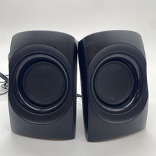 Onn USB 2.0 computer speakers model #ONA18HO009 Black Tested Works picture