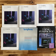 Lotus Symphony Computer Program Book Lot of 6 How To Reference Text Outliner VTG picture