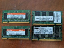 Laptop Memory RAM 2 pair 4 total 3 manufacturers see images for complete info picture