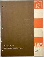 1962 IBM 7090 DATA PROCESSING SYSTEM REFERENCE MANUAL MAINFRAME COMPUTER picture