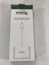 Plugable USB C to HDMI Multiport Adapter, 3-in-1 USB C Hub with 4K HDMI Output picture