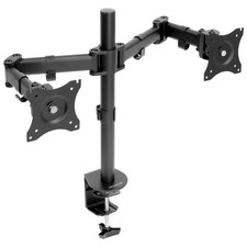 Mount-It Full Motion Dual Monitor Desk Mount  Fits 13