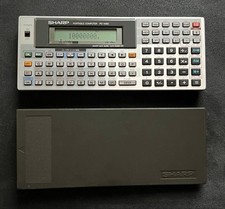SHARP PC-1450 Pocket Computer Vintage LCD Tested Working Japan picture
