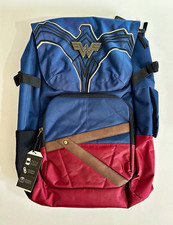 Bioworld DC Wonder Woman 1984 WW84 Armor Flap Laptop Backpack Tech Sleeve NWT picture