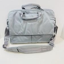 Incase Laptop Tablet Silver Gray Electronic Device Messenger Crossbody Bag picture