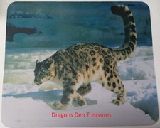 Snow Leopard Gamers Computer Mouse Pad picture
