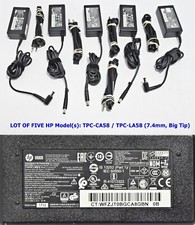 LOT (5x) Genuine HP 65W Laptop Power Adapter 19.5V 3.33A TPC-CA58/LA58 7.4mm OEM picture