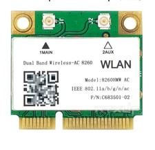 Intel 8260AC 8260HMW Mini PCIe WiFi BT4.2 Combo Card 867Mbps Dual Band 2.4G 5G picture