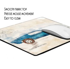 1968 Hot Wheels Custom Mustang Red Line Sweet 16 Design Mouse Pad picture