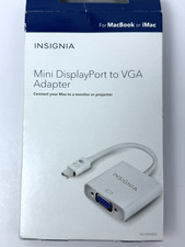 Insignia Mini Display Port to VGA Adapter MacBook or iMac NIP 7