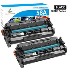 2 Pack CF258A 58A Toner Cartridge For HP LaserJet Pro M404 M404n M404dn NO CHIP picture